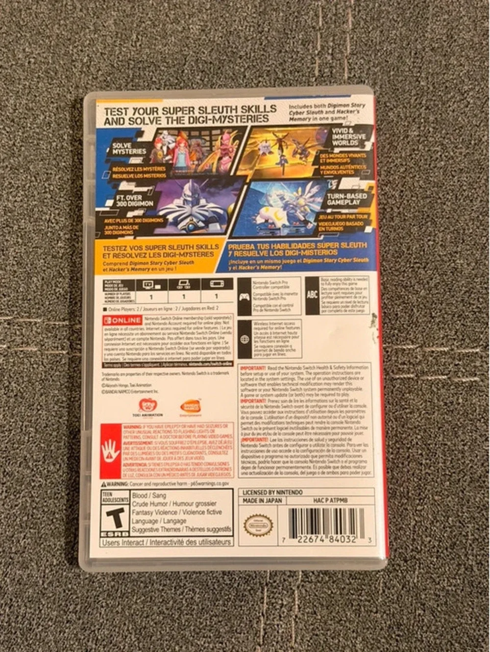 Digimon Story: Cyber Sleuth for Nintendo Switch
